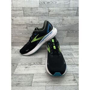 Brooks Adrenaline GTS 23 Shoes Mens Size 12 Black Blue Green‎ Running Cushioned